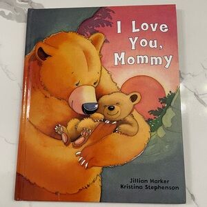I Love You, Mommy Children's Book - Orange Bear Illustration